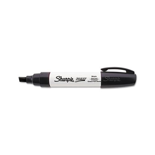 Permanent Paint Marker, Extra-broad Chisel Tip, Black