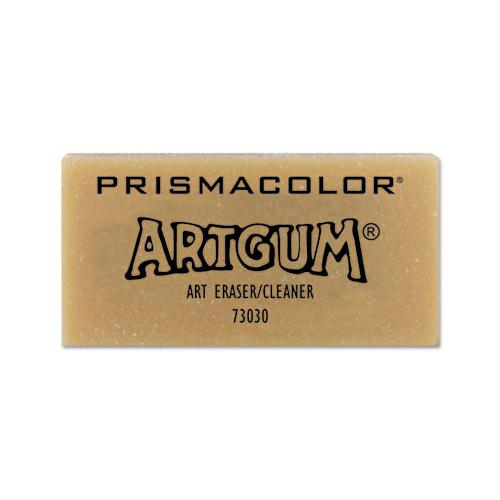 Artgum Eraser, Rectangular, Large, Off White, Kneaded Rubber, Dozen