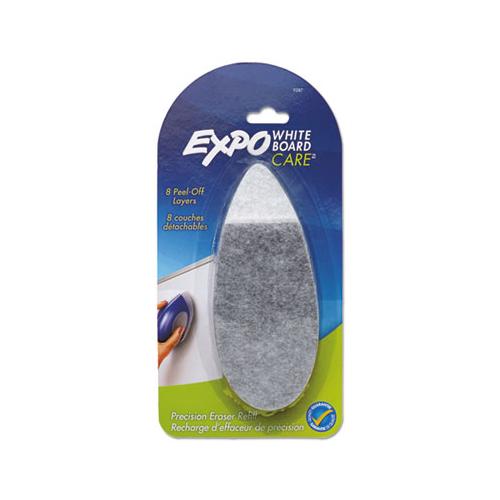 Dry Erase Precision Point Eraser Refill Pad, 2.25" X 6"