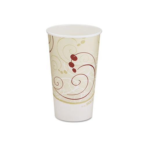 Hot Cups, Symphony Design, 16oz, Beige, 1000-carton