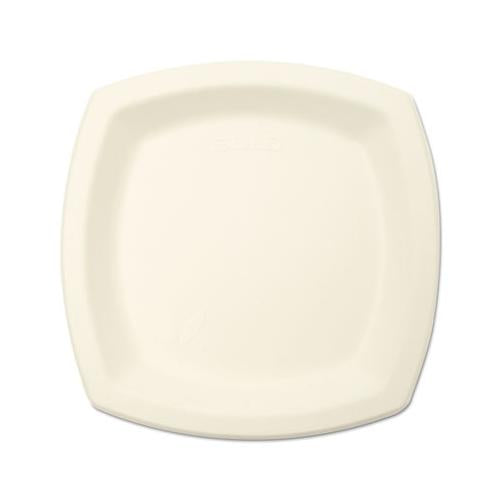 Bare Eco-forward Sugarcane Dinnerware, 6 7-10" Plate, Ivory, 125-pk