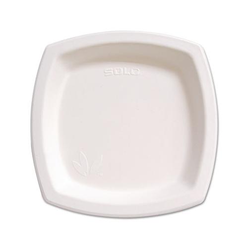 Bare Eco-forward Sugarcane Dinnerware, 8 3-10" Plate, Ivory, 125-pk