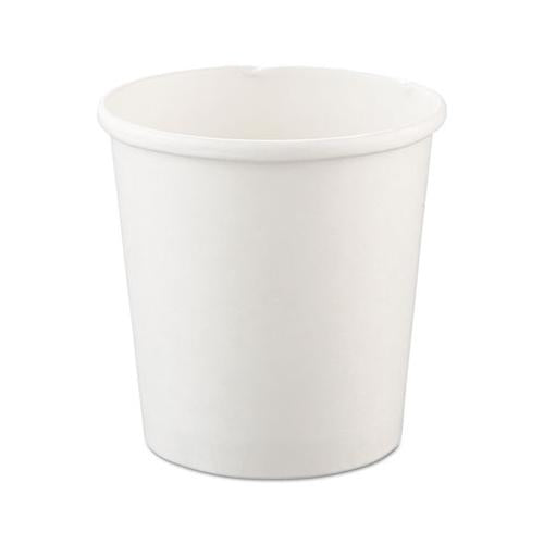 Flexstyle Double Poly Paper Containers, 16oz, White, 25-pack, 20 Packs-carton