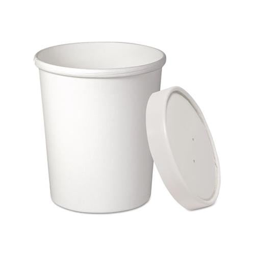 Flexstyle Double Poly Food Combo Pack, 32 Oz, White, 25-pack, 10 Packs-carton
