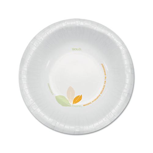 Bare Paper Eco-forward Dinnerware, 12oz Bowl, Green-tan, 500-carton