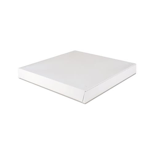 Paperboard Pizza Boxes,16 X 16 X 1 7-8, White, 100-carton