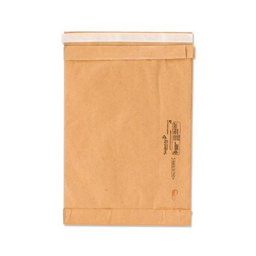 Jiffy Padded Mailer, #0, Paper Lining, Fold Flap Closure, 6 X 10, Natural Kraft, 250-carton