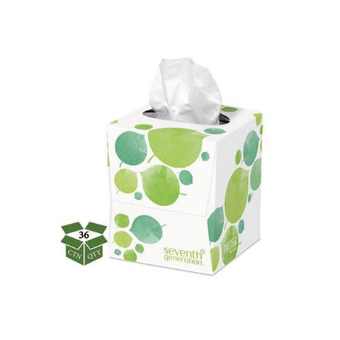 100% Recycled Facial Tissue, 2-ply, 85 Sheets-box, 36 Boxes-carton