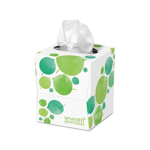 100% Recycled Facial Tissue, 2-ply, White, 85 Sheets-box