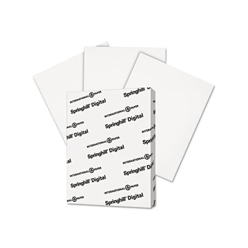 Digital Index White Card Stock, 92 Bright, 90lb, 8.5 X 11, White, 250-pack