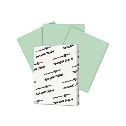 Digital Index Color Card Stock, 90lb, 8.5 X 11, Green, 250-pack