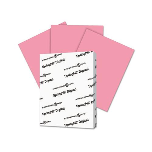 Digital Index Color Card Stock, 90lb, 8.5 X 11, Cherry, 250-pack