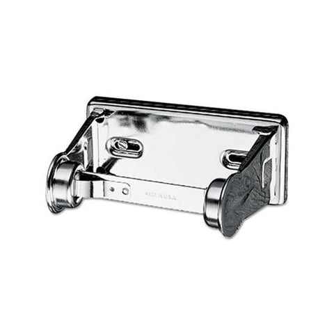 Locking Toilet Tissue Dispenser, 6 X 4 1-2 X 2 3-4, Chrome