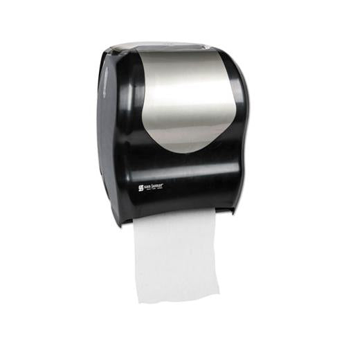 Tear-n-dry Touchless Roll Towel Dispenser, 16 3-4 X 10 X 12 1-2, Black-silver