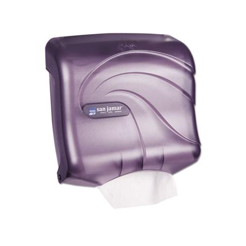 Ultrafold Towel Dispenser, 11 1-2 X 6 X 11 1-2, Plastic, Black Pearl