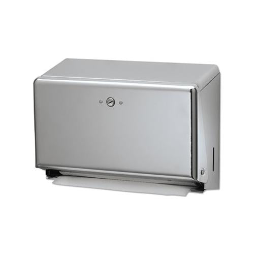 Mini C-fold-multifold Towel Dispenser, Chrome, 11 1-8 X 3 7-8 X 7 7-8