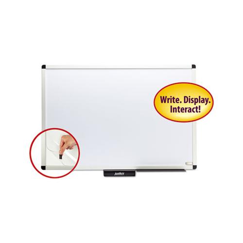 Justick By Smead Dry-erase Board With Frame, 36" X 24", White
