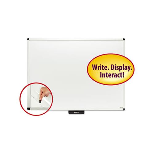 Justick By Smead Dry-erase Board With Frame, 48" X 36", White