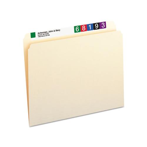 Manila File Folders, Straight Tab, Letter Size, 100-box