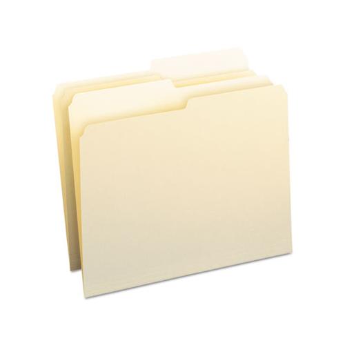 Manila File Folders, 1-2-cut Tabs, Letter Size, 100-box