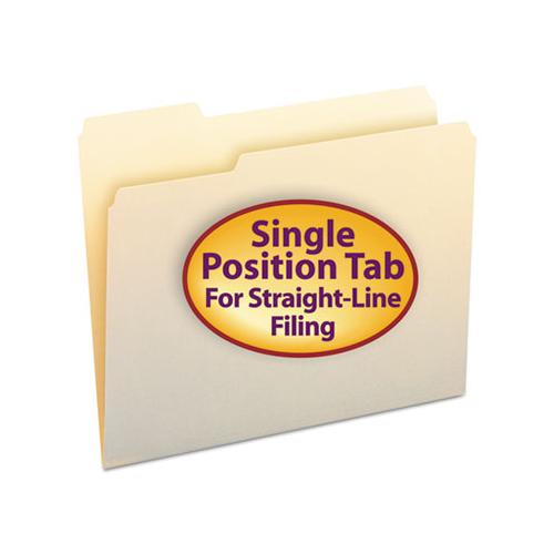 Manila File Folders, 1-3-cut Tabs, Left Position, Letter Size, 100-box