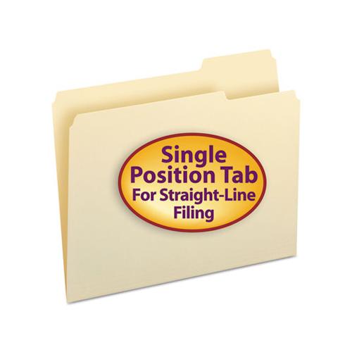 Manila File Folders, 1-3-cut Tabs, Right Position, Letter Size, 100-box