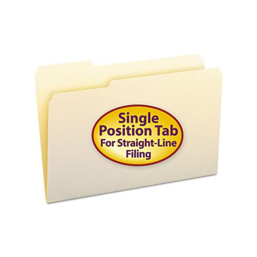 Manila File Folders, 1-3-cut Tabs, Left Position, Legal Size, 100-box