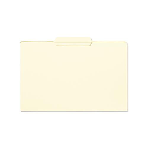 Reinforced Tab Manila File Folders, 1-3-cut Tabs, Center Position, Legal Size, 11 Pt. Manila, 100-box