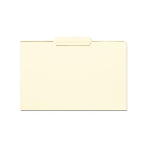 Reinforced Tab Manila File Folders, 1-3-cut Tabs, Center Position, Legal Size, 11 Pt. Manila, 100-box