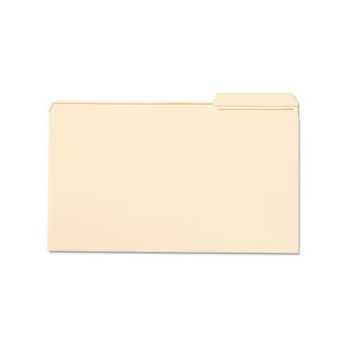 Reinforced Tab Manila File Folders, 1-3-cut Tabs, Right Position, Legal Size, 11 Pt. Manila, 100-box