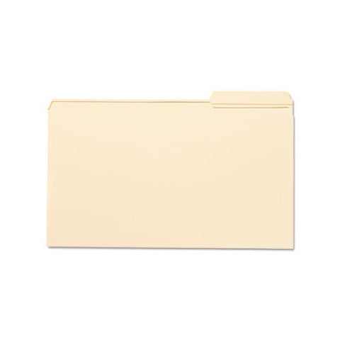 Reinforced Tab Manila File Folders, 1-3-cut Tabs, Right Position, Legal Size, 11 Pt. Manila, 100-box