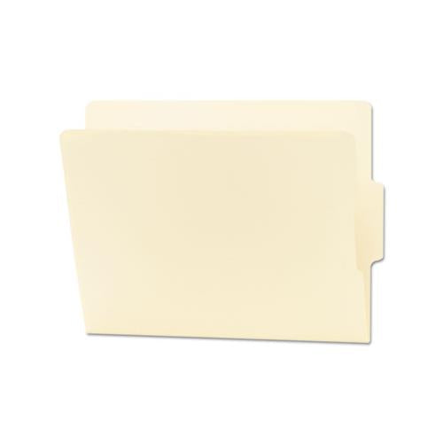 Heavyweight Manila End Tab Folders, 9" Front, 1-3-cut Tabs, Center Position, Letter Size, 100-box