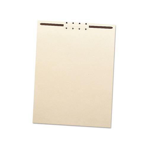 File Backs W- 2" Capacity Prong Fasteners, Letter Size, Manila, 100-box