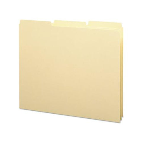 Recycled Blank Top Tab File Guides, 1-3-cut Top Tab, Blank, 8.5 X 11, Manila, 100-box
