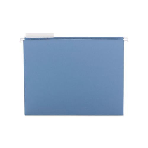 Color Hanging Folders With 1-3 Cut Tabs, Letter Size, 1-3-cut Tab, Blue, 25-box