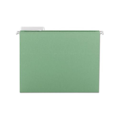 Color Hanging Folders With 1-3 Cut Tabs, Letter Size, 1-3-cut Tab, Green, 25-box
