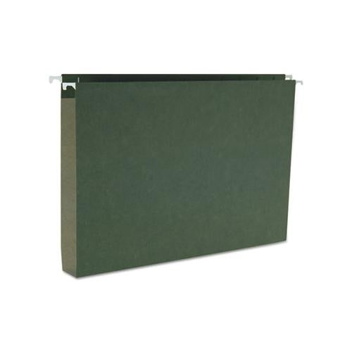 Box Bottom Hanging File Folders, Legal Size, Standard Green, 25-box