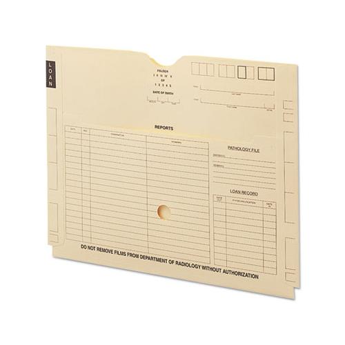 Pxr7 X-ray Jackets With Pockets, Straight Tab, Manila, 100-box