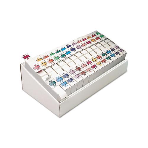 A-z Color-coded End Tab Filing Labels, A-z, 1 X 1.25, White, 500-roll, 26 Rolls-box