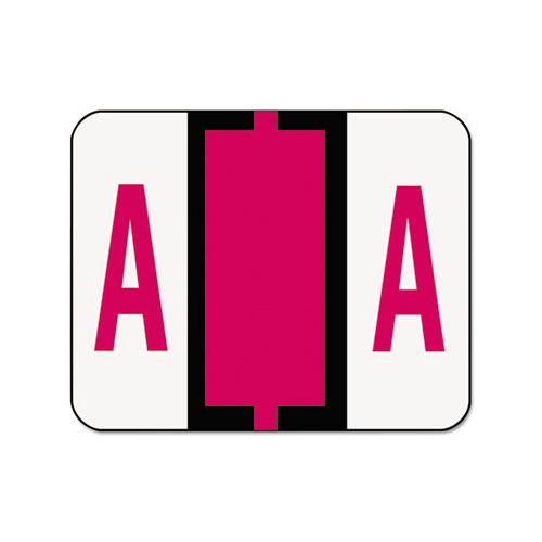 A-z Color-coded End Tab Filing Labels, A, 1 X 1.25, White, 500-roll