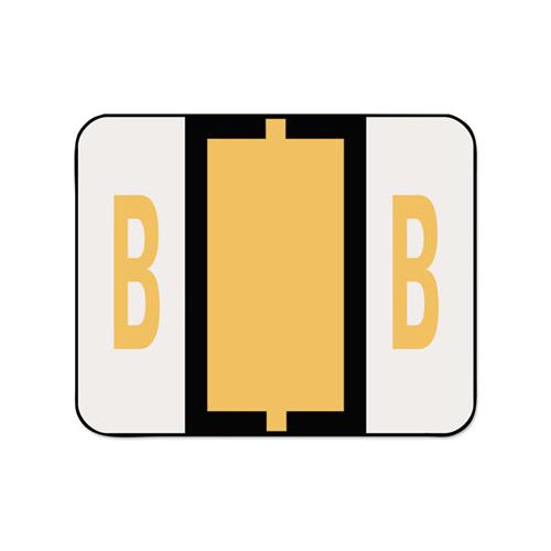 A-z Color-coded End Tab Filing Labels, B, 1 X 1.25, White, 500-roll