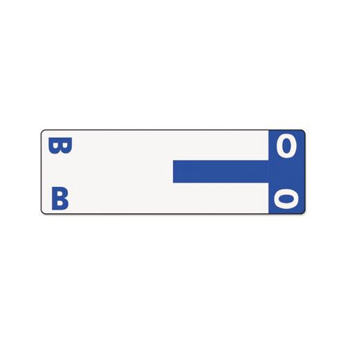Alphaz Color-coded First Letter Combo Alpha Labels, B-o, 1.16 X 3.63, Dark Blue-white, 5-sheet, 20 Sheets-pack