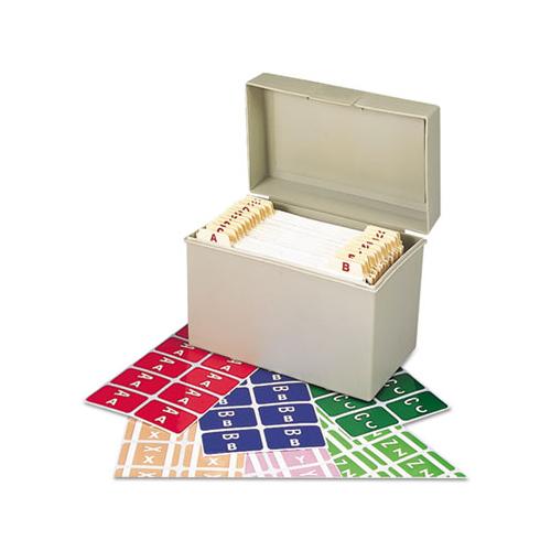 Alphaz Color-coded Labels Starter Set, A-z, 1 X 1.63, Assorted, 10-sheet, 220 Sheets-box