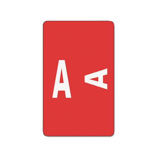 Alphaz Color-coded Second Letter Alphabetical Labels, A, 1 X 1.63, Red, 10-sheet, 10 Sheets-pack