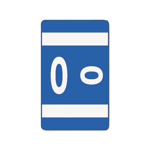 Alphaz Color-coded Second Letter Alphabetical Labels, O, 1 X 1.63, Dark Blue, 10-sheet, 10 Sheets-pack