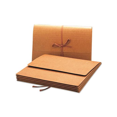 Redrope Expanding Wallets W- Cloth-tie, 3.5" Expansion, 1 Section, Legal Size, Redrope