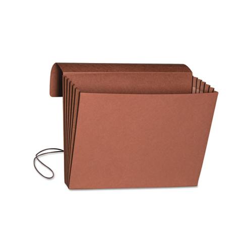 Redrope Expanding Wallet W- Elastic Cord, 5.25" Expansion, 1 Section, Legal Size, Redrope, 10-box