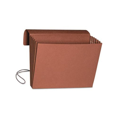 Redrope Expanding Wallet W- Elastic Cord, 5.25" Expansion, 1 Section, Legal Size, Redrope, 10-box