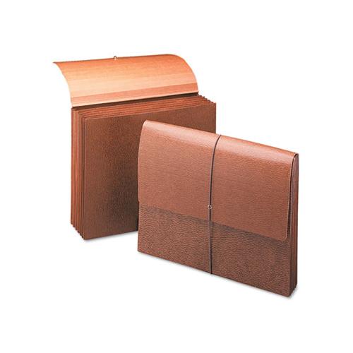 Classic Expanding Partition Wallets, 5.25" Expansion, 6 Sections, Letter Size, Redrope