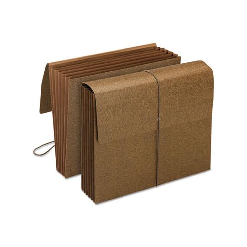 Classic Expanding Partition Wallets, 5.25" Expansion, 6 Sections, Letter Size, Redrope, 10-box